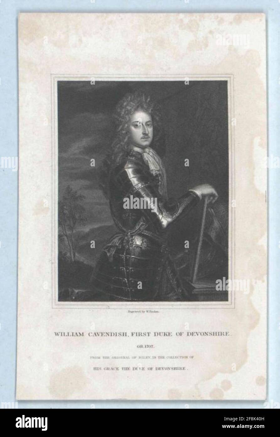 Cavendish, 1. Duke of Devonshire, William Stock Photo Alamy