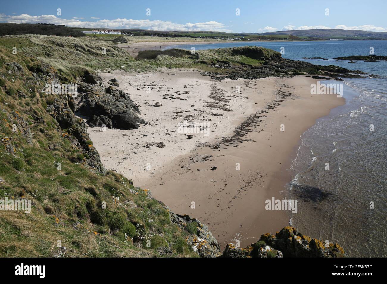 Scotland, Ayrshire Turnberry . The Ayrshire Coastal Path 12 April 2021
