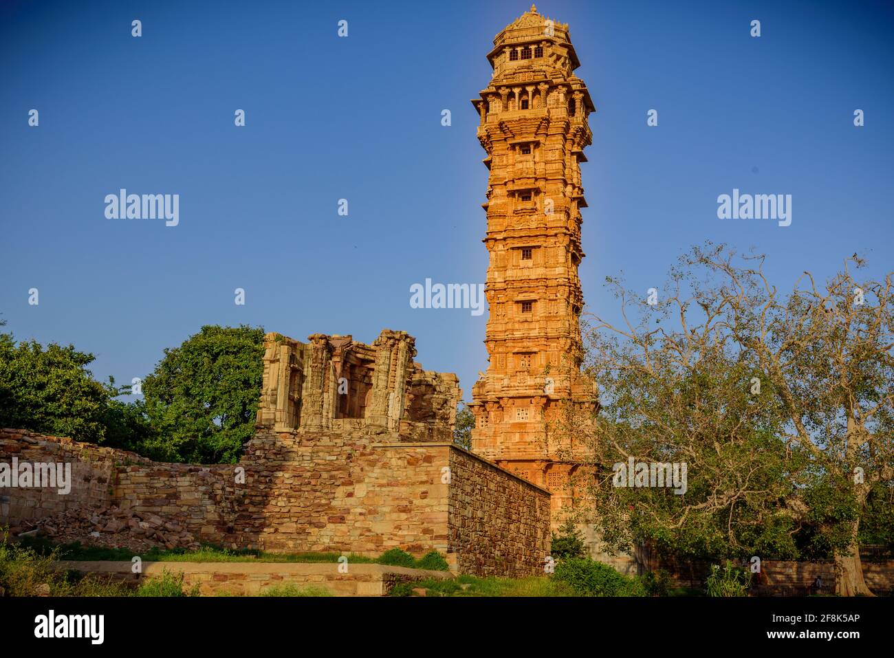 Vijaya Stambha 'victory monument' constructed by Mewar king Rana Kumbha ...