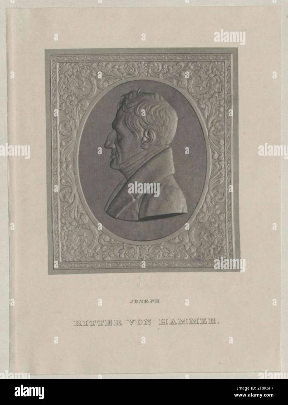 HammerPurgstall, Joseph Freiherr 1801 / 1900 Stock Photo Alamy