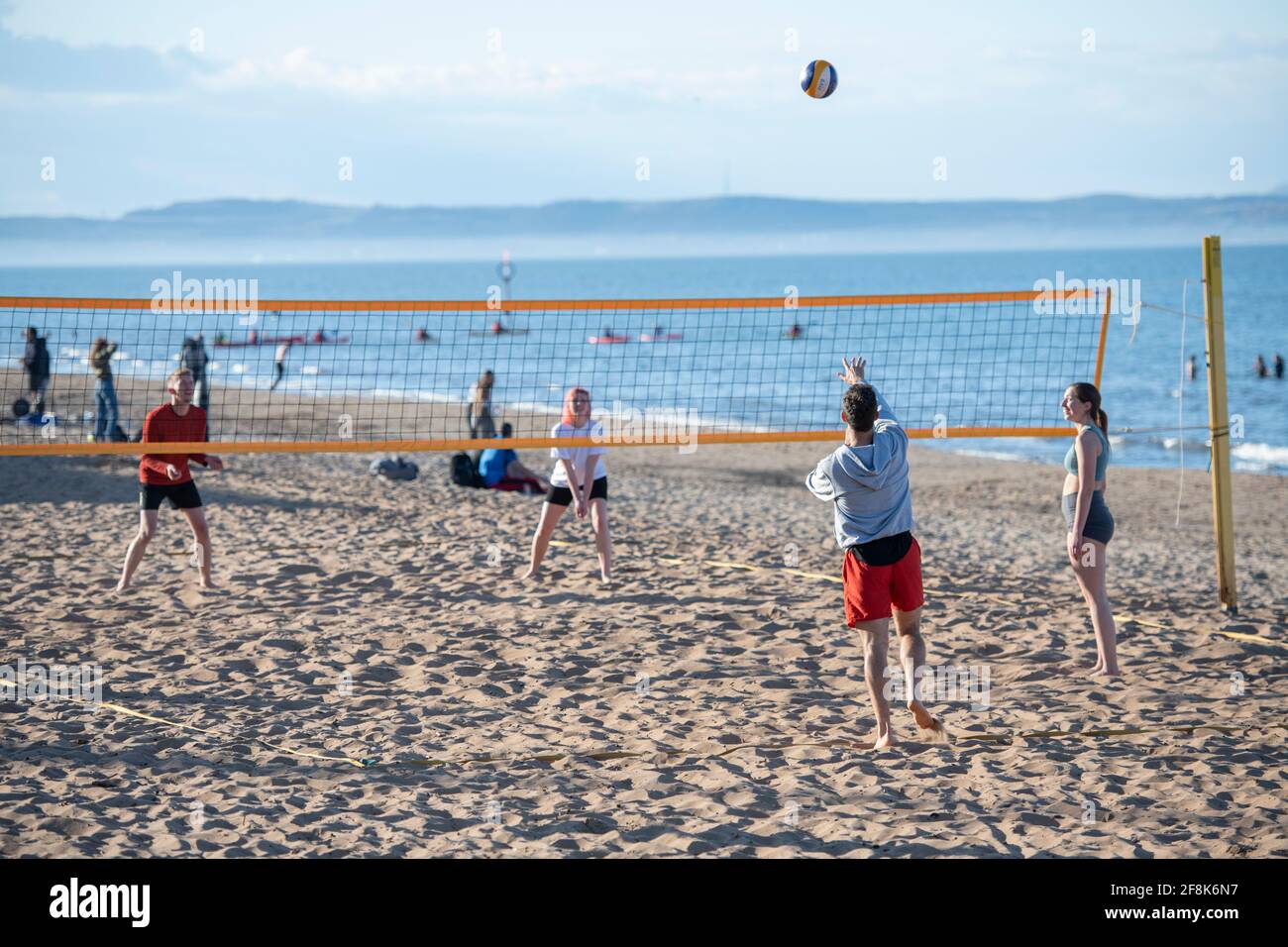 Edinburgh, Scotland, UK. 14th Apr, 2021. PICTURED People playing