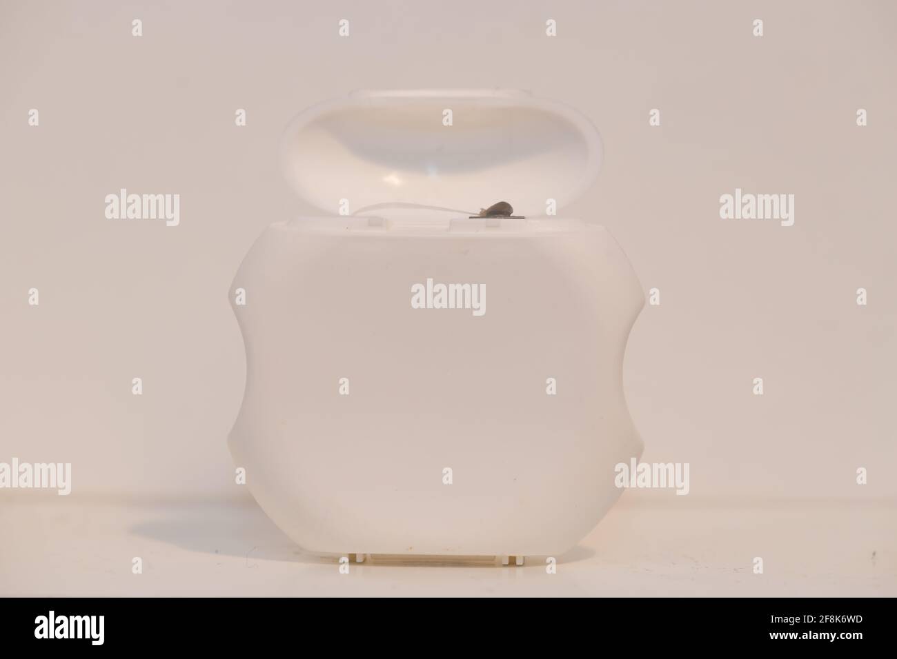 Macro shot of a reel of dental floss Stock Photo Alamy