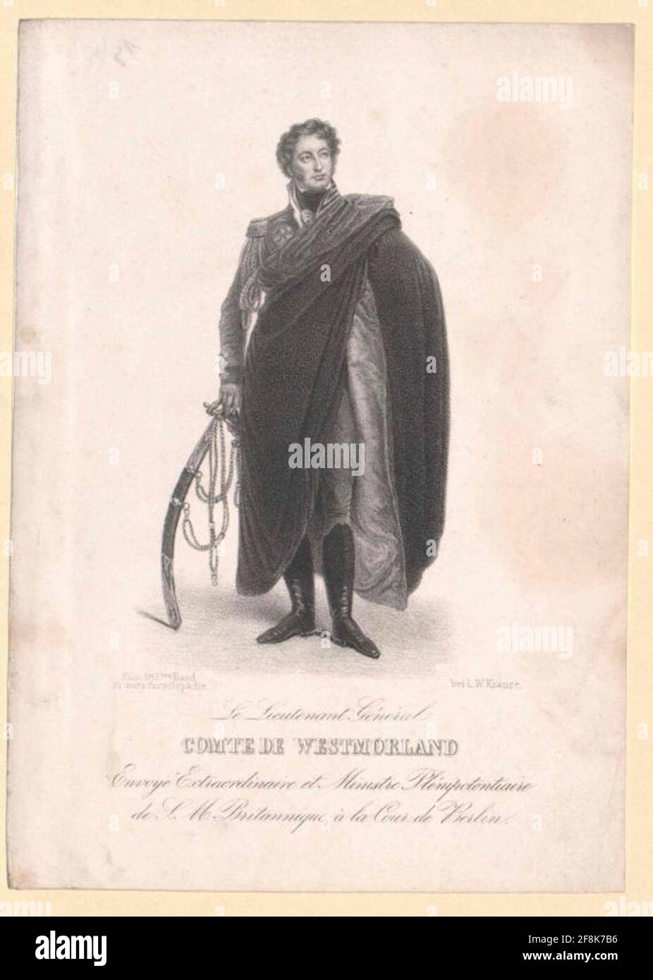 Westmorland, John Earl Stock Photo Alamy