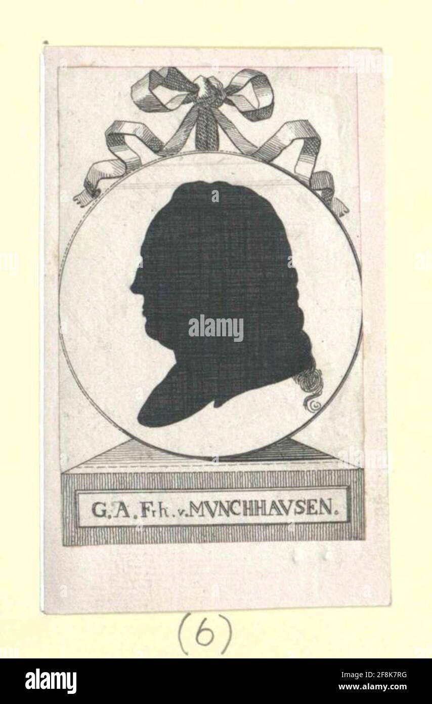 Münchhausen, Gerlach Adolf Freiherr von. Stock Photo