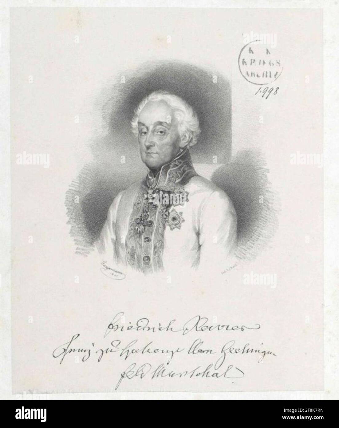 HohenzollernHechingen, Friedrich Franz Xavier Prinz Stock Photo Alamy