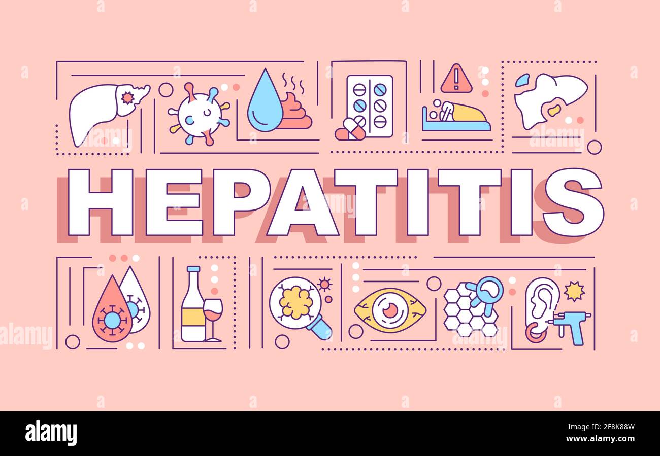 Hepatitis word concepts banner Stock Vector Image & Art - Alamy