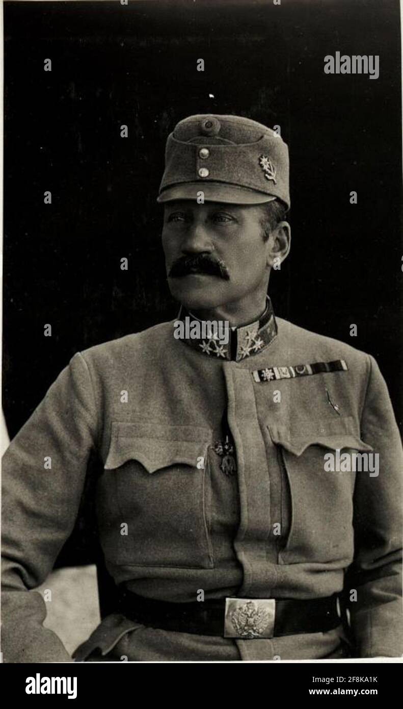 General of the Cavalry Prince Schönburg- Hartenstein. . Stock Photo