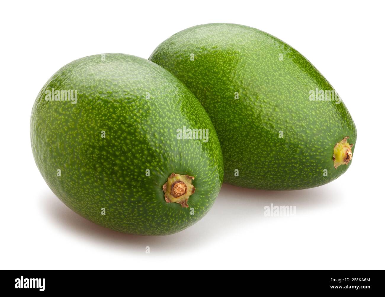 avocado path isolated on white Stock Photo