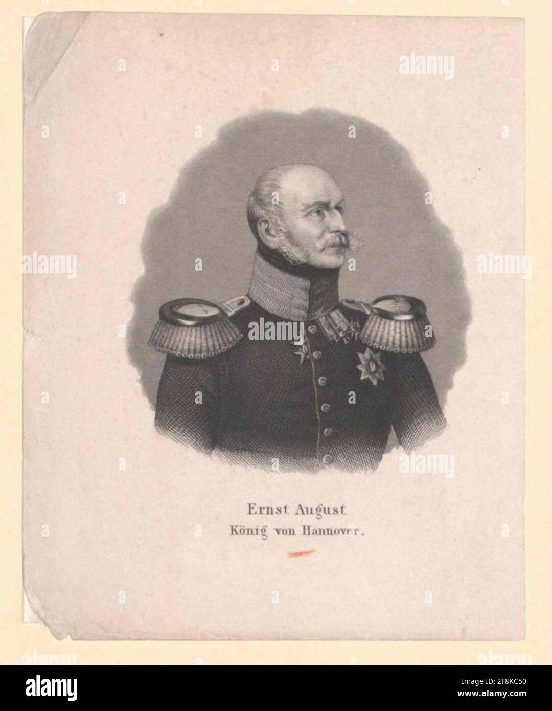 Ernst August II., King of Hanover Stock Photo - Alamy