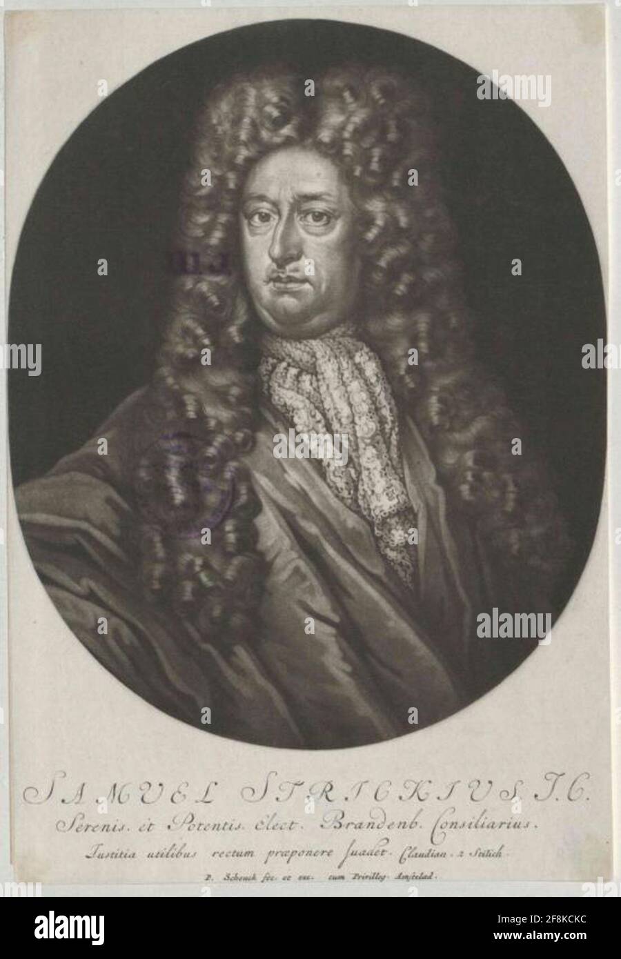 Stryk, Samuel Stecher: Schenck, Peter Stock Photo