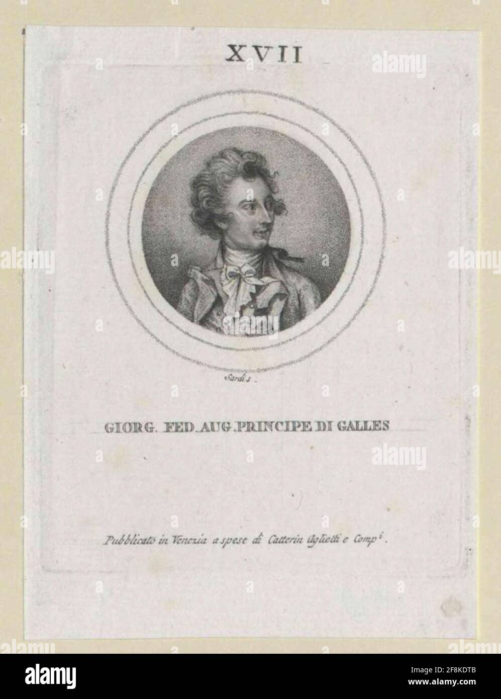 Georg IV., King of England Stock Photo - Alamy