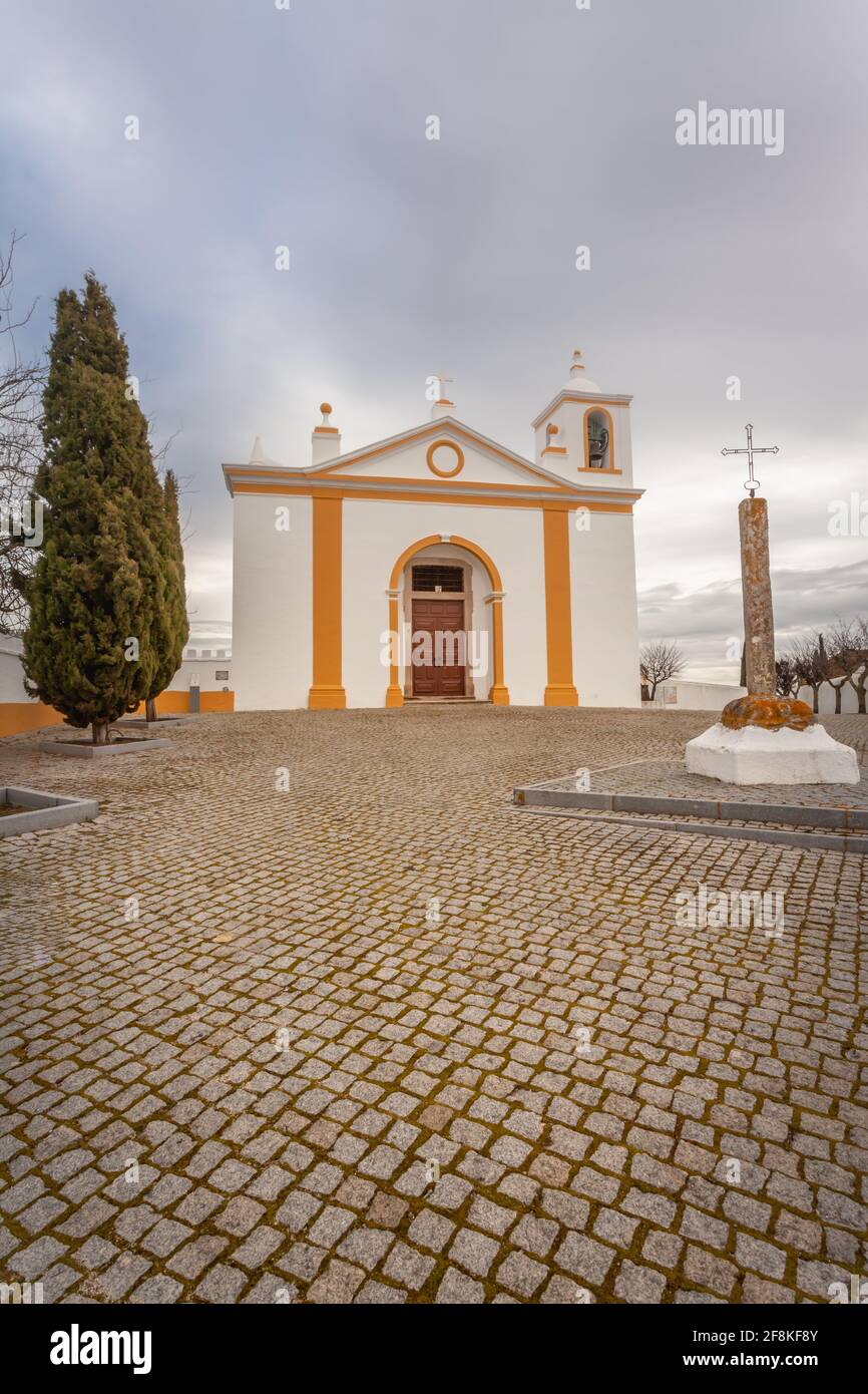church of Pavia Mora Village in Alto Alentejo Portugal Stock Photo - Alamy