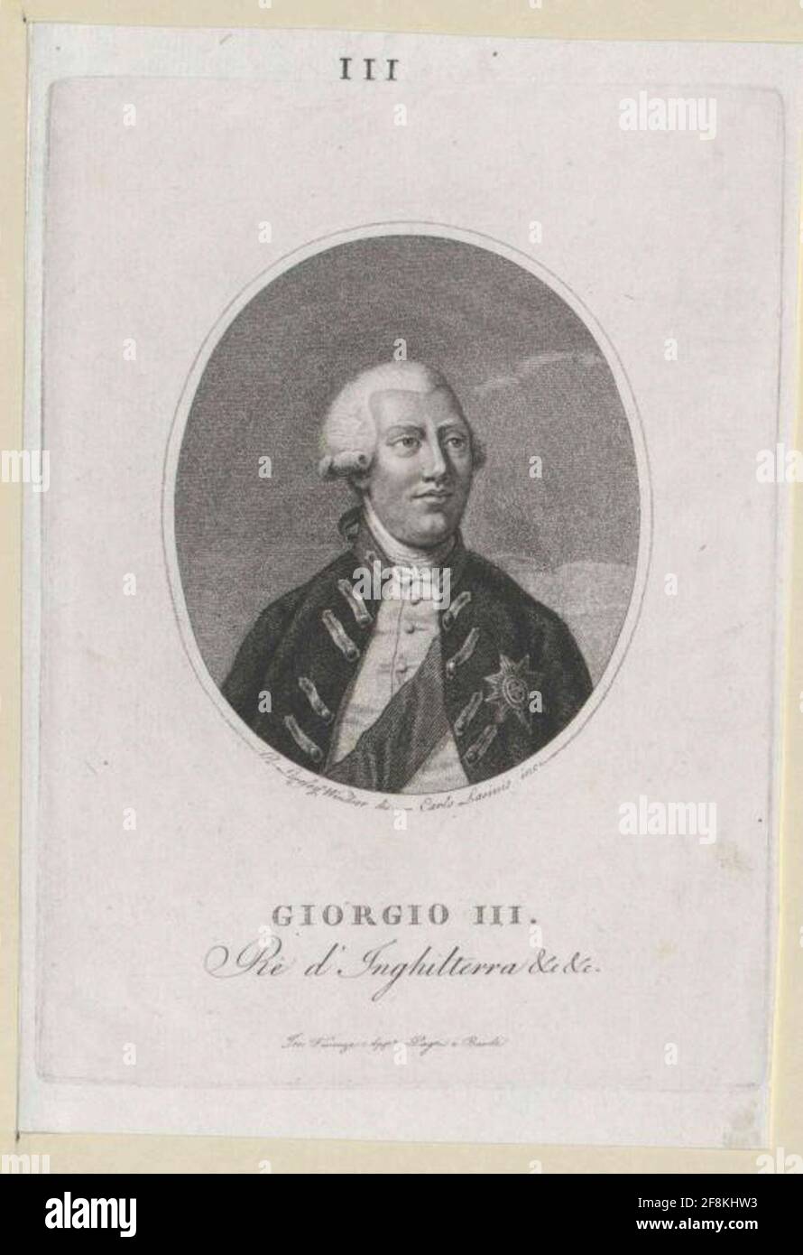 Georg III., King of England Stock Photo - Alamy