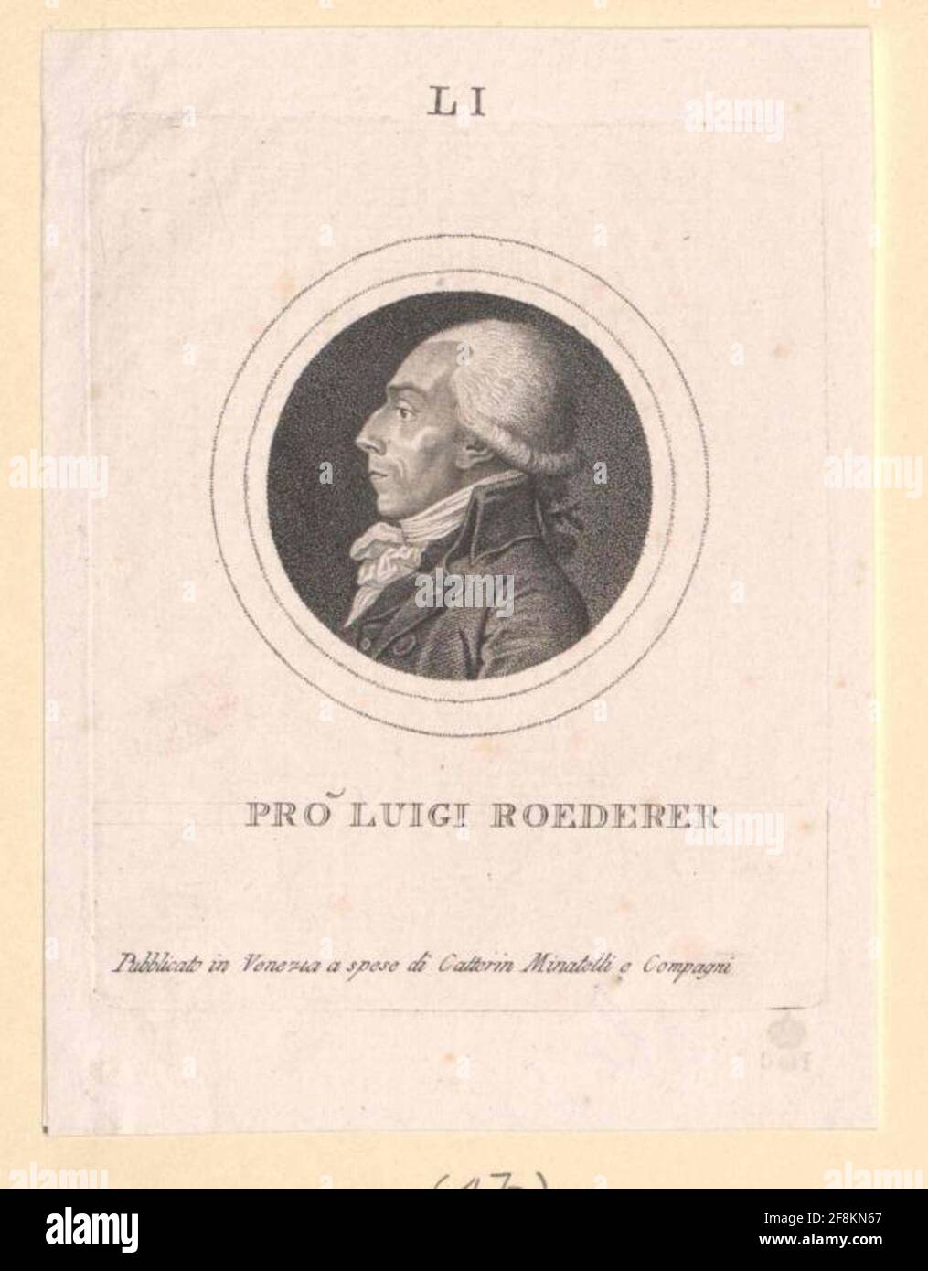 Roederer, Pierre Louis Stock Photo Alamy