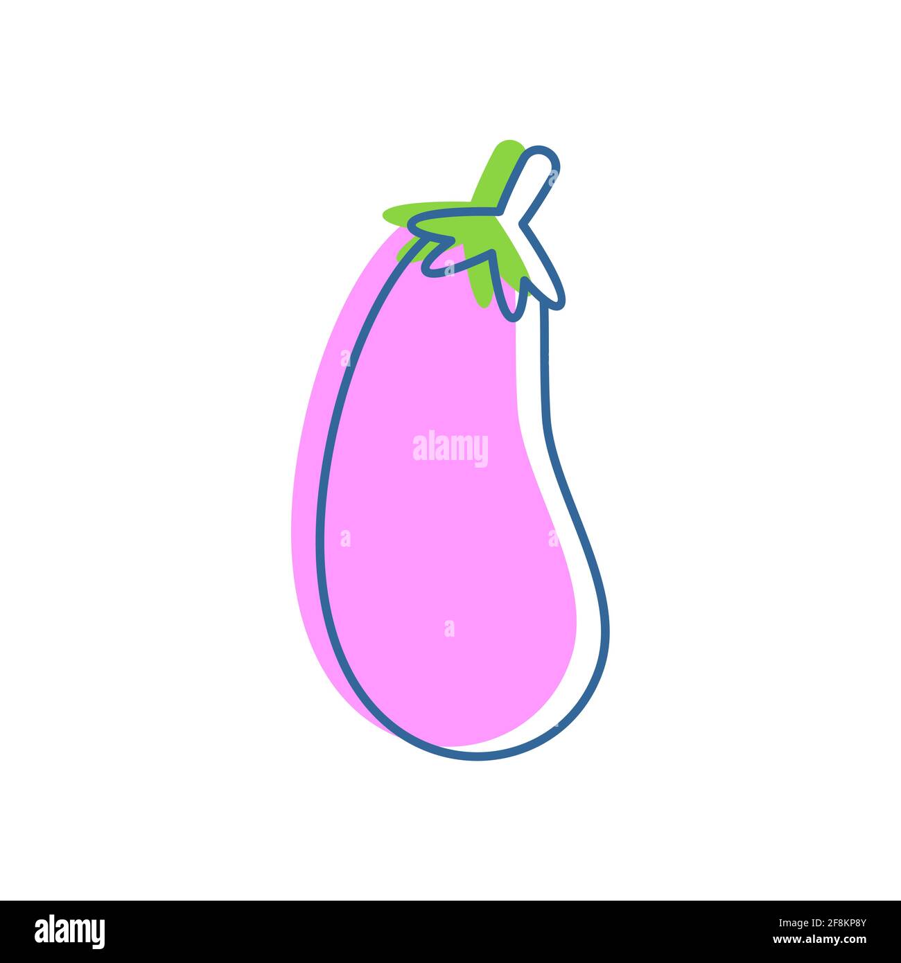 Eggplant symbol. Vegetable icon. vector illustration Stock Vector Image