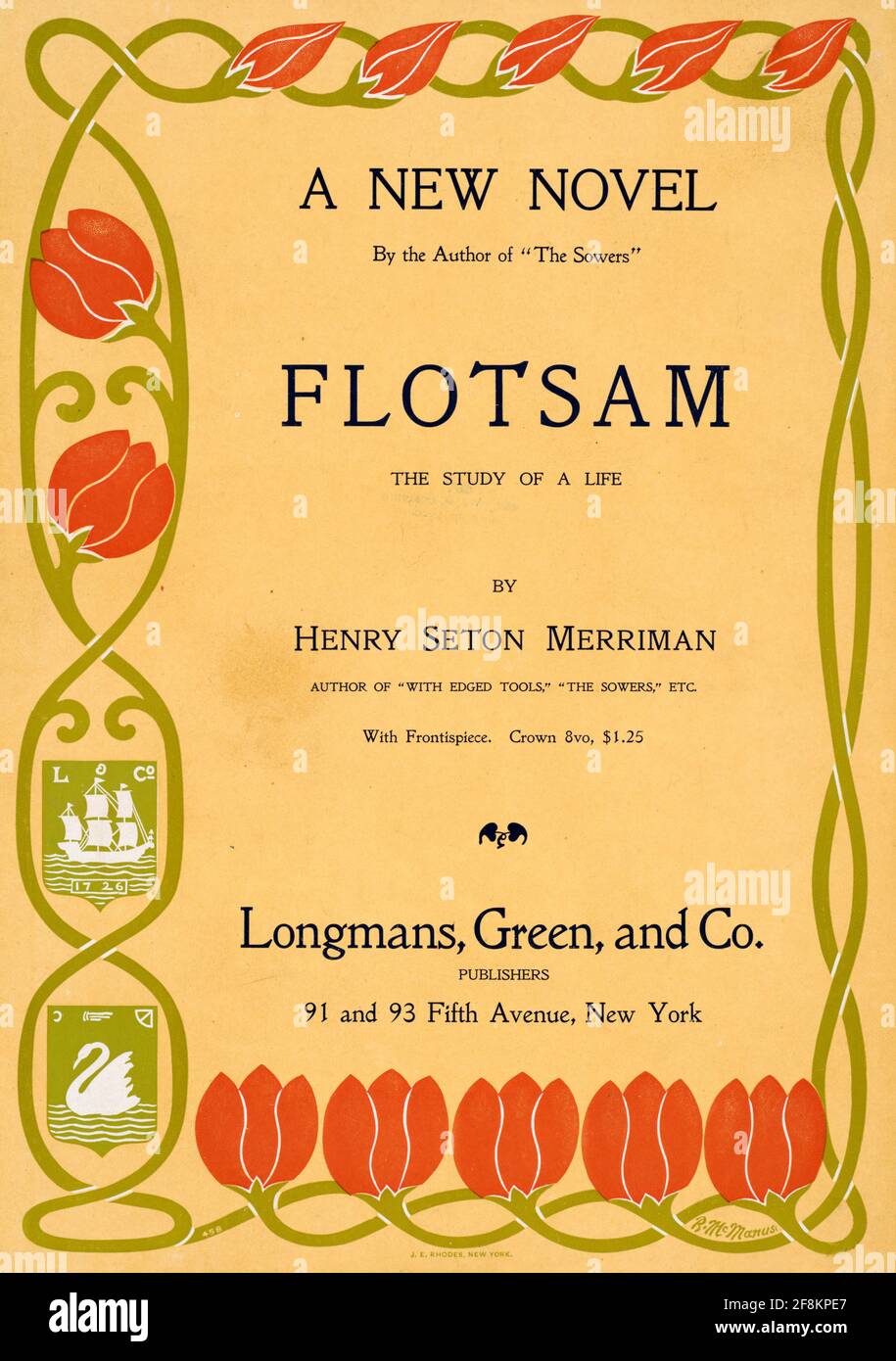 Flotsam by Henry Seton Merriman, 1896 Stock Photo Alamy