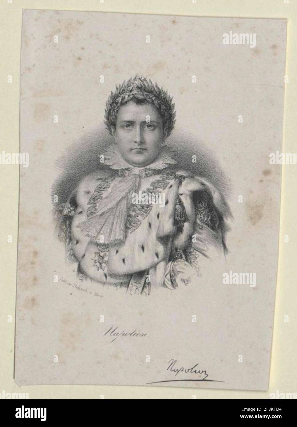 Napoleon I. Bonaparte, Emperor of the French. Stock Photo