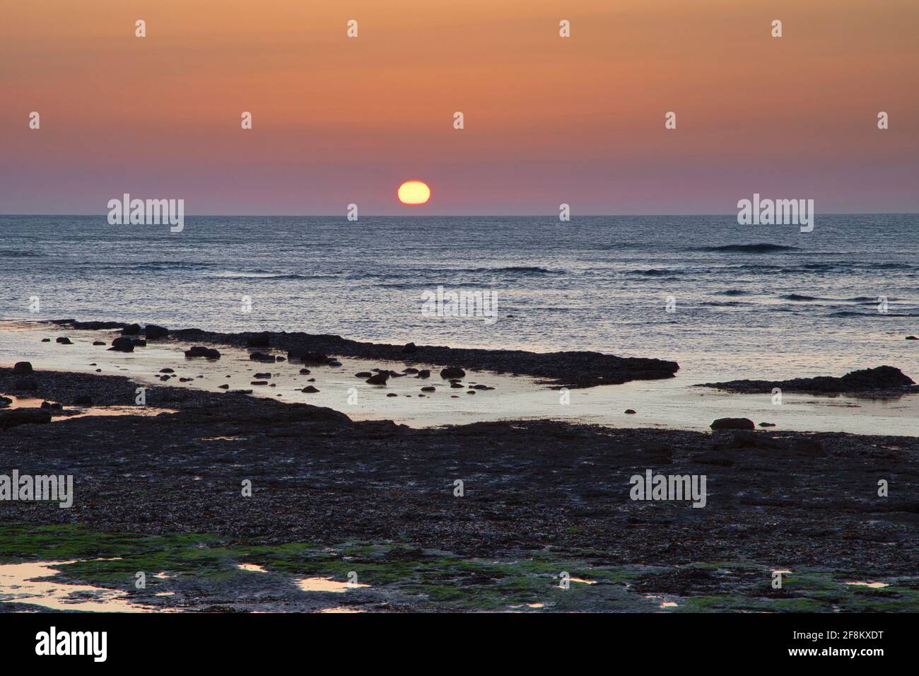 Sunrise over the Sea Stock Photo