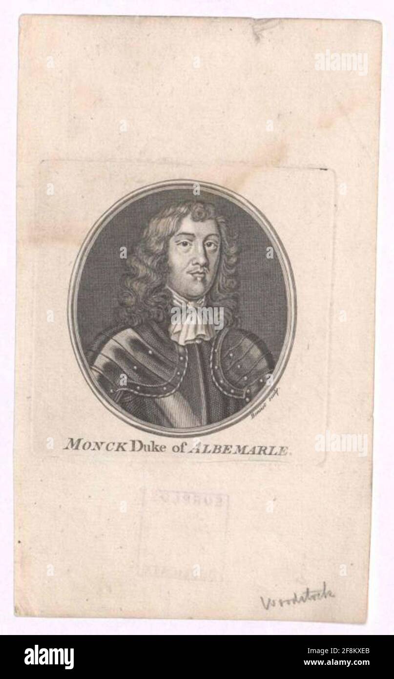 Monck, George, 1. Duke of Albemarle . Stock Photo