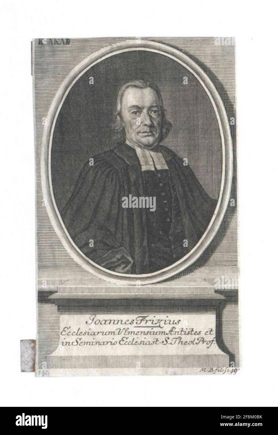 Frick, Johann Publisher: Gleditsch, Johann Gottliebeiter: Bernigeroth, Johann Martinverlagsort: Leipzig Stock Photo