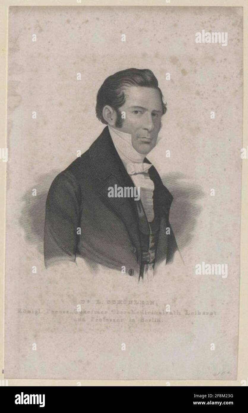 Schönlein, Johann Lukas Stock Photo Alamy