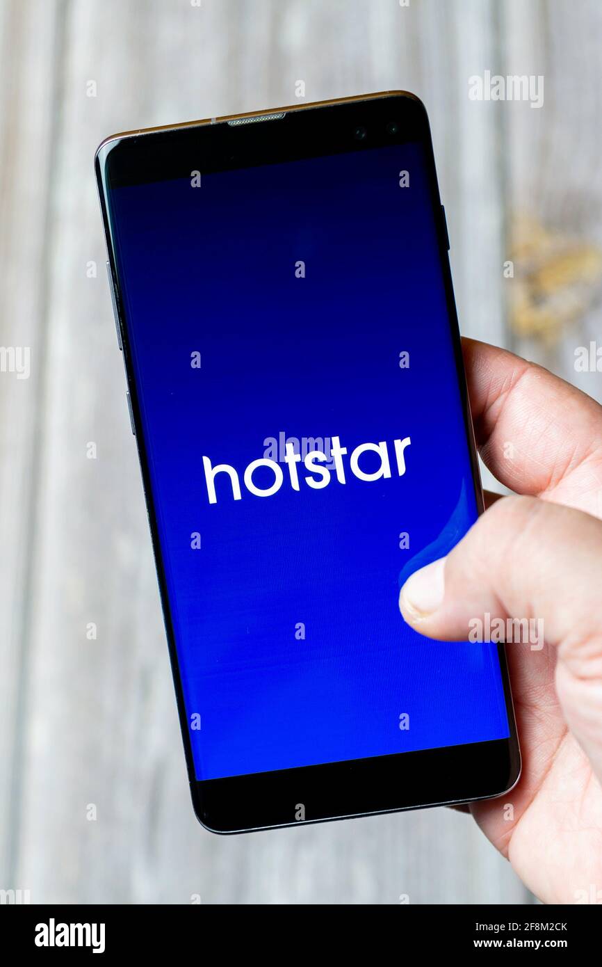 Hotstar on screen hi res stock photography and images Alamy