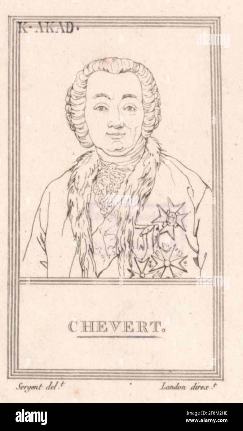 Chevert, Francois de. Stock Photo