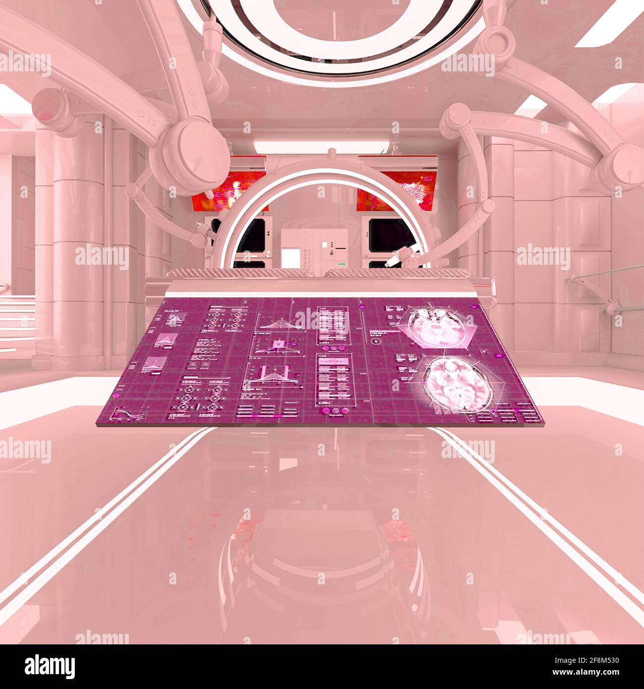 futuristic surgery room, 3d illustration Stock Photo - Alamy