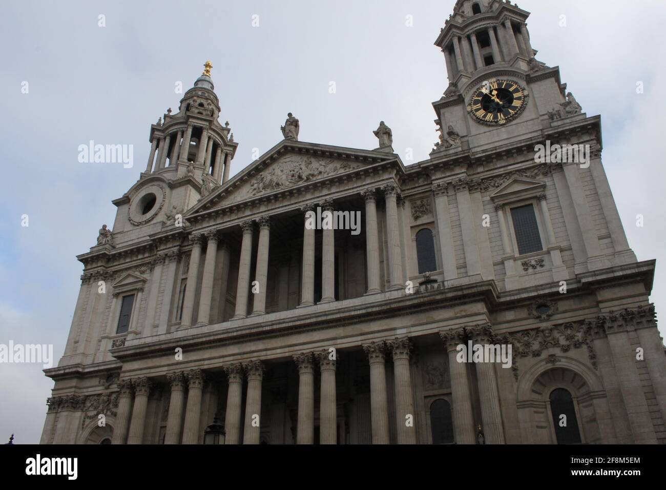 Front elevation of St Paul's Cathedral Stock Photo