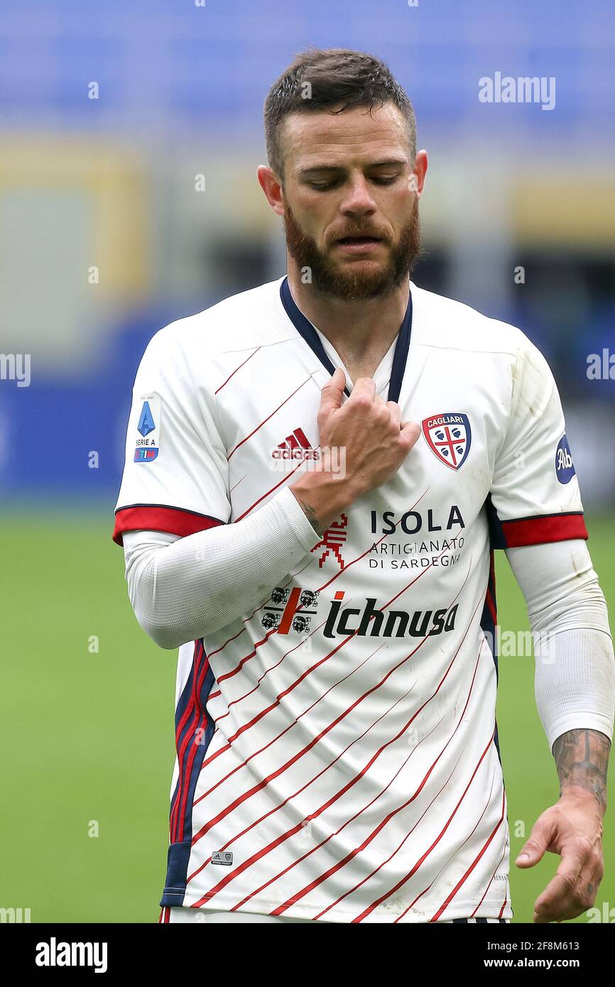 Nahitan Nandez of Cagliari looks on during the Serie A match