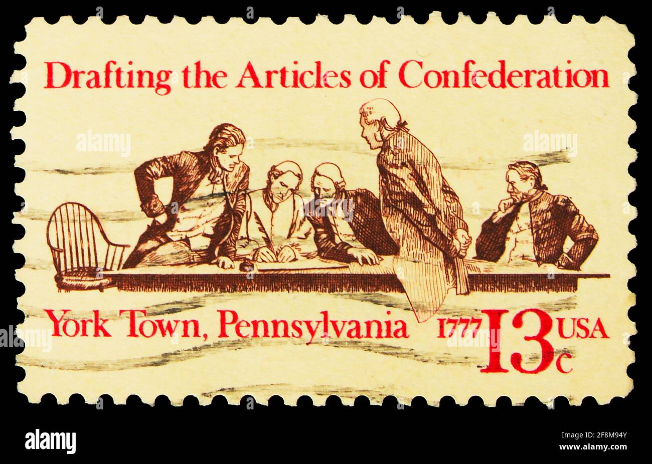 MOSCOW, RUSSIA - SEPTEMBER 30, 2019: Postage stamp printed in United