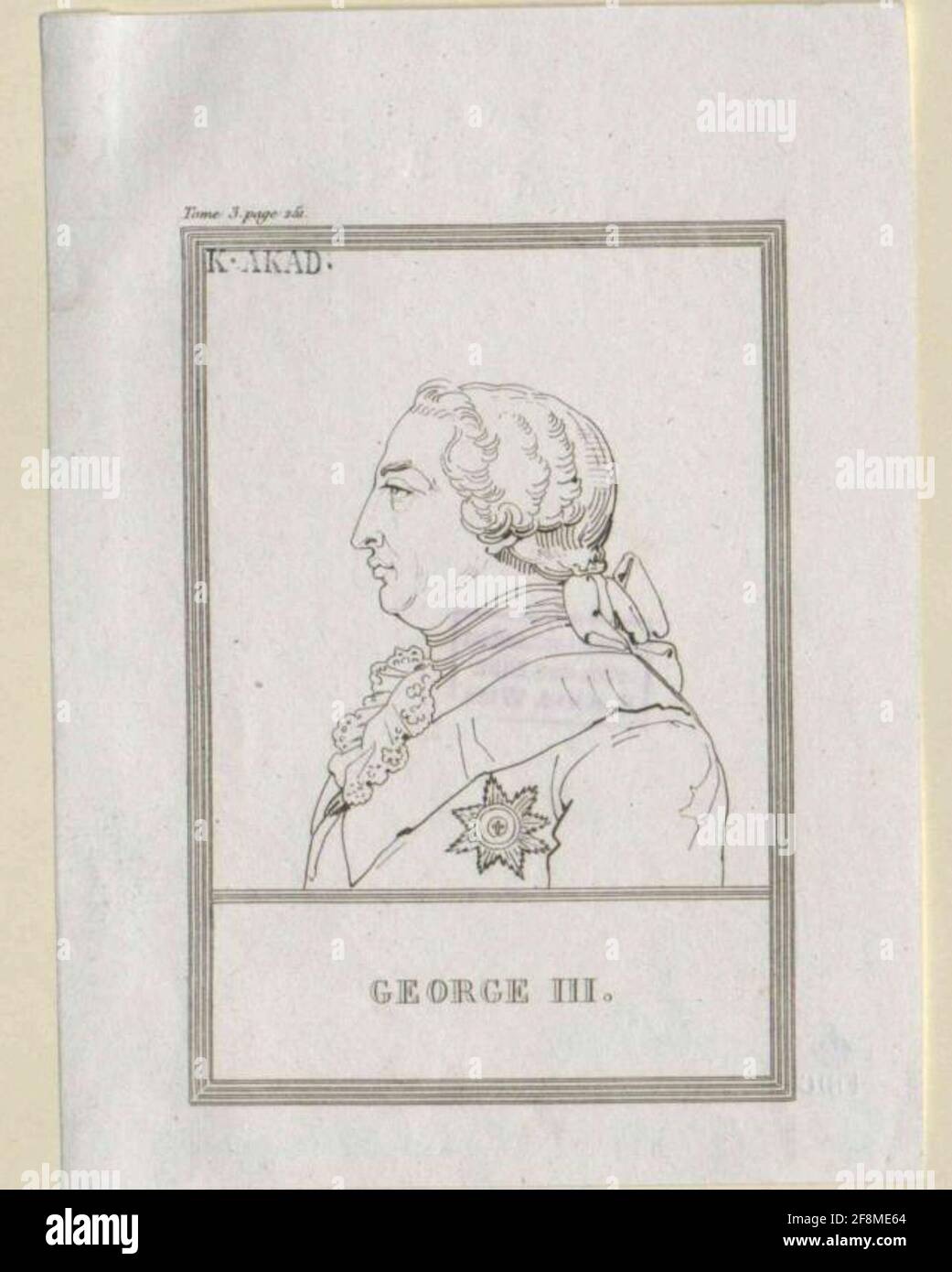 Georg III., King of England Stock Photo - Alamy