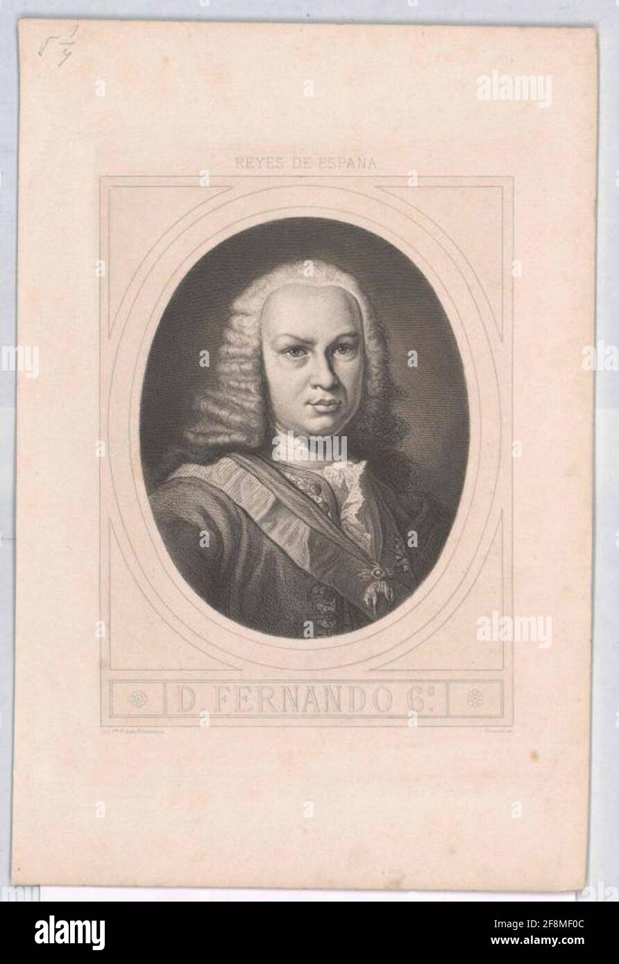 Ferdinand VI., King of Spain Stock Photo Alamy