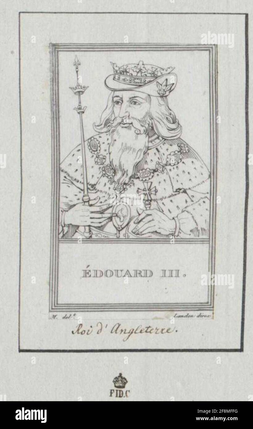 Eduard III., King of England Stock Photo Alamy