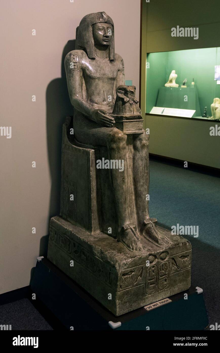 San Jose, California, USA. 14th Apr, 2021. A Statue of Seti II is seen on display at the Rosicrucian Egyptian Museum. Established in 1928 as The Rosicrucian Egyptian Oriental Museum, the Museum - owned by the Rosicrucian Order, a philosophical and educational 501c3 public benefit organization - now houses more than 4,000 artifacts. It is the largest display of Egyptian artifacts in western North America. Credit: Brian Cahn/ZUMA Wire/Alamy Live News Stock Photo