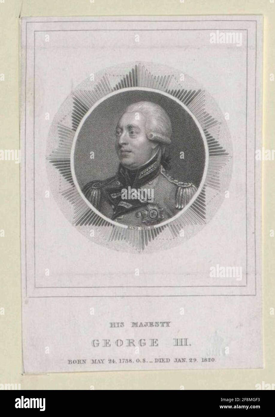 Georg III., King of England Stock Photo - Alamy