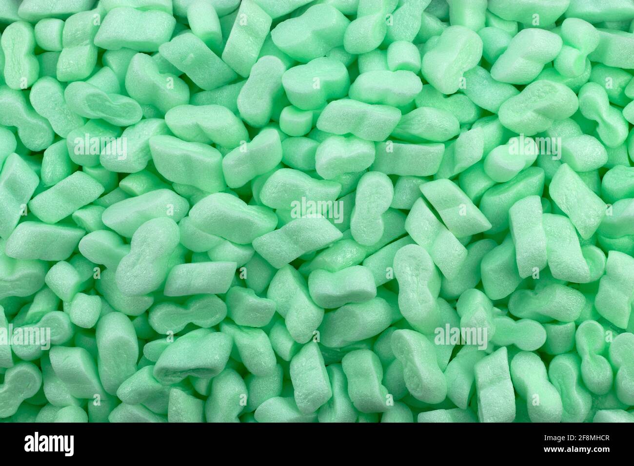 Green Polystyrene Foam Packaging Filler Peanuts Cushioning Material