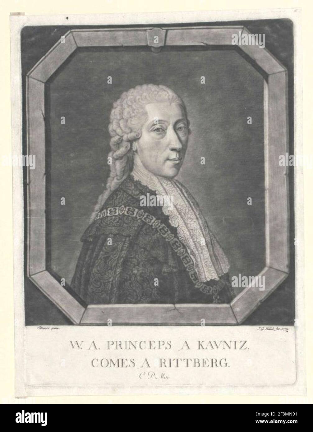 KaunitzRietberg, Wenzel Anton Prince of Stock Photo Alamy