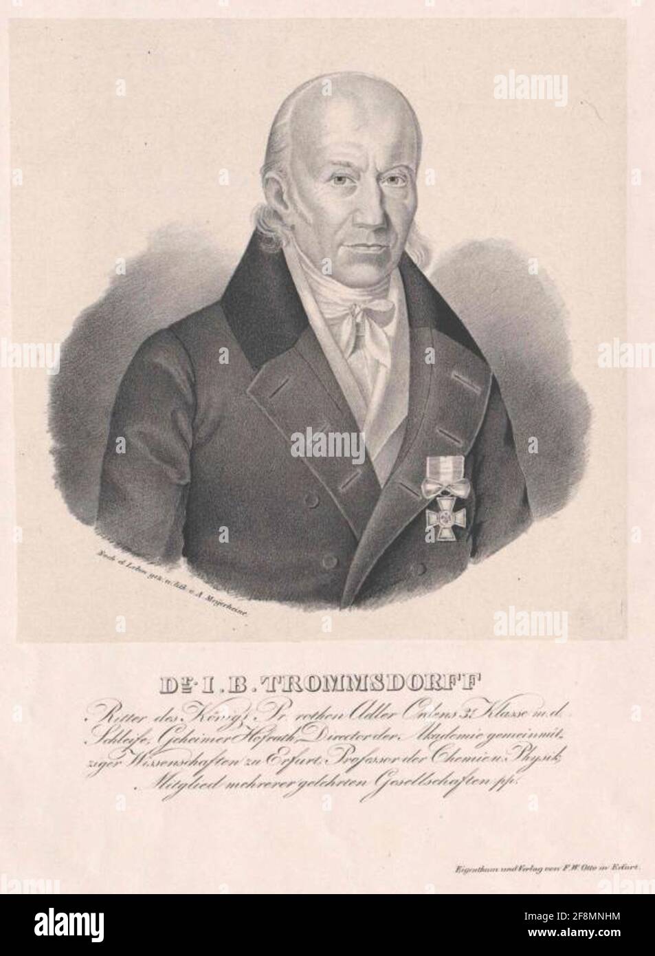 Trommsdorff, Johann Bartholomäus . Stock Photo