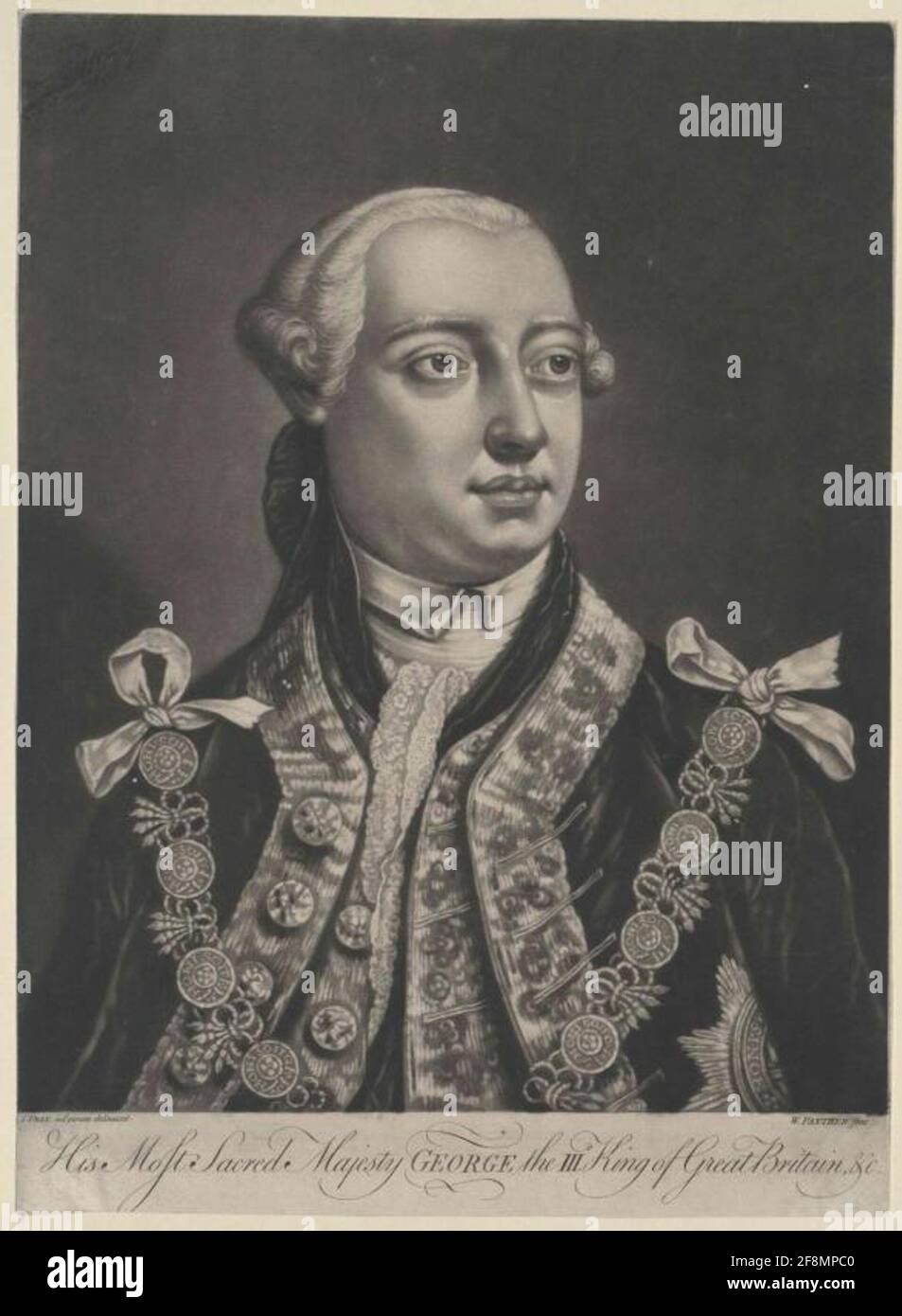 Georg III., King of England Stock Photo - Alamy