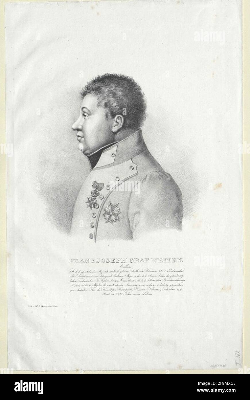 Wrtby, Franz Josef Graf von Stock Photo Alamy