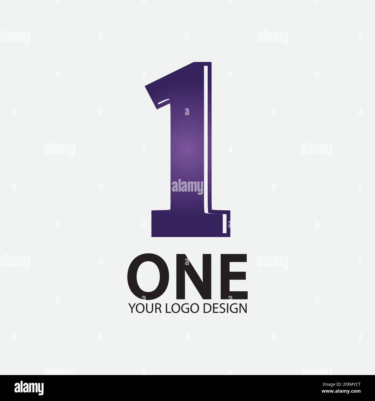 Number 1 logo vector icon design template Stock Vector Image & Art - Alamy