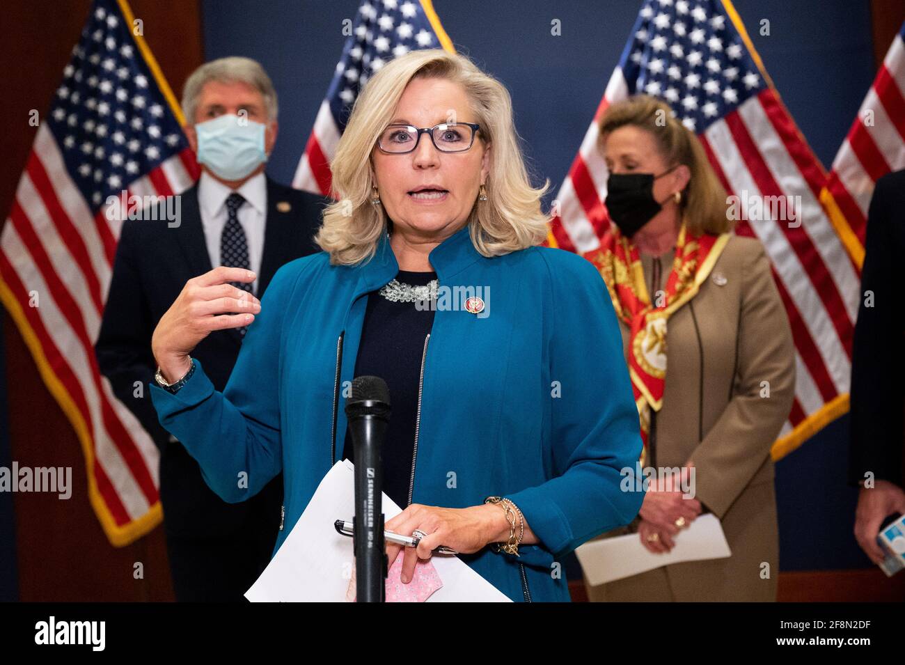 U.S. Representative Liz Cheney (R-WY) Speaking At The Post GOP House ...