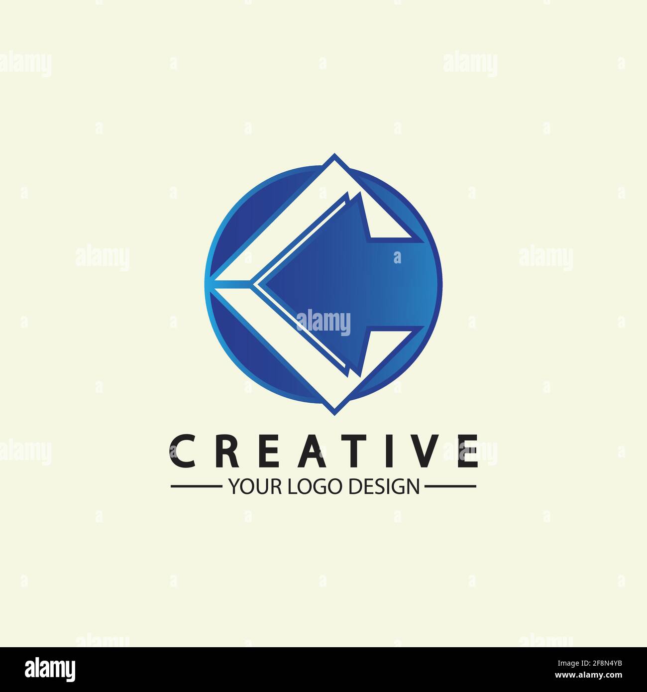 Letter C arrow logo icon vector illustration design template Stock ...
