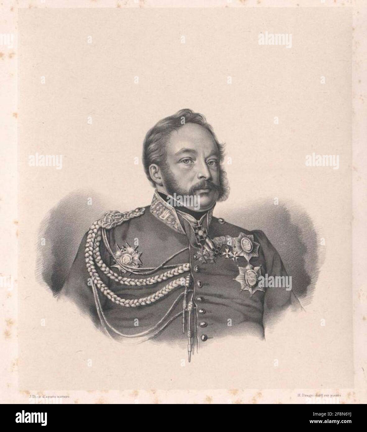 Löwenstein-Wertheim-Rosenberg, Constantin Ludwig Karl Franz Prince. Stock Photo