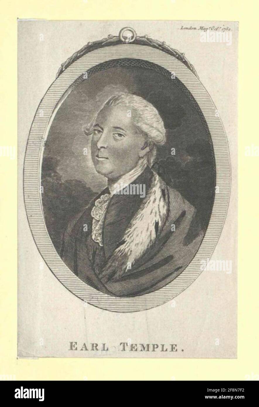 GrenvilleTemple, 1. Marquess of Buckingham, Nugent Stock Photo