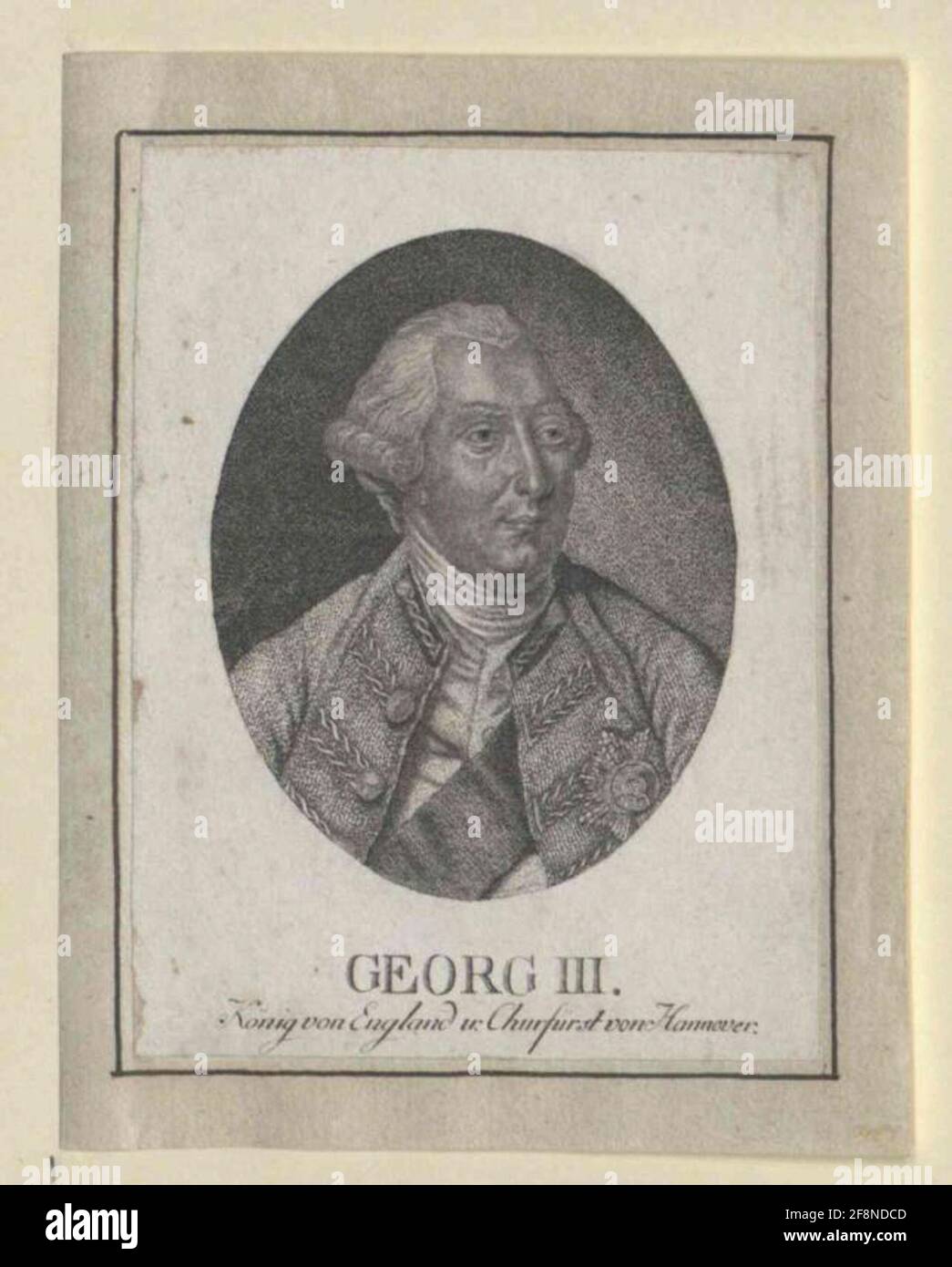 Georg III., King of England Stock Photo - Alamy
