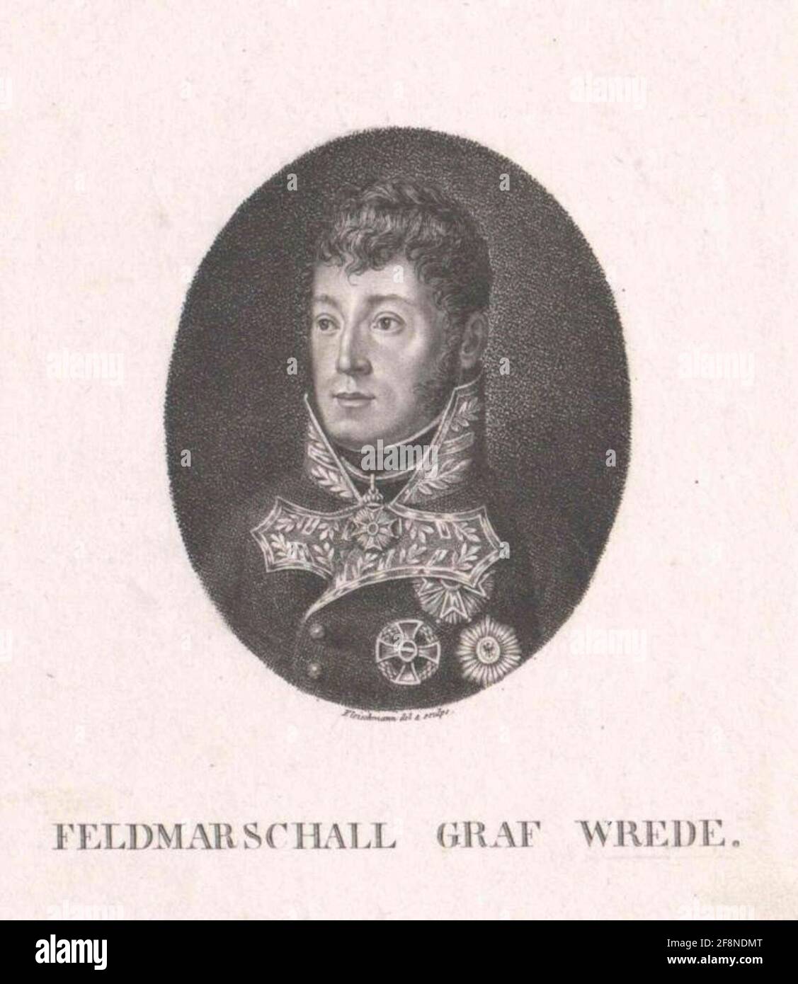Wrede, Karl Prince Eraser: Fleischmann, Friedrich (1791) Draftsman: Fleischmann, Friedrich (1791) Publisher: Campe, Friedrichdatung: 1806 / 1846Sort: Nuremberg Stock Photo