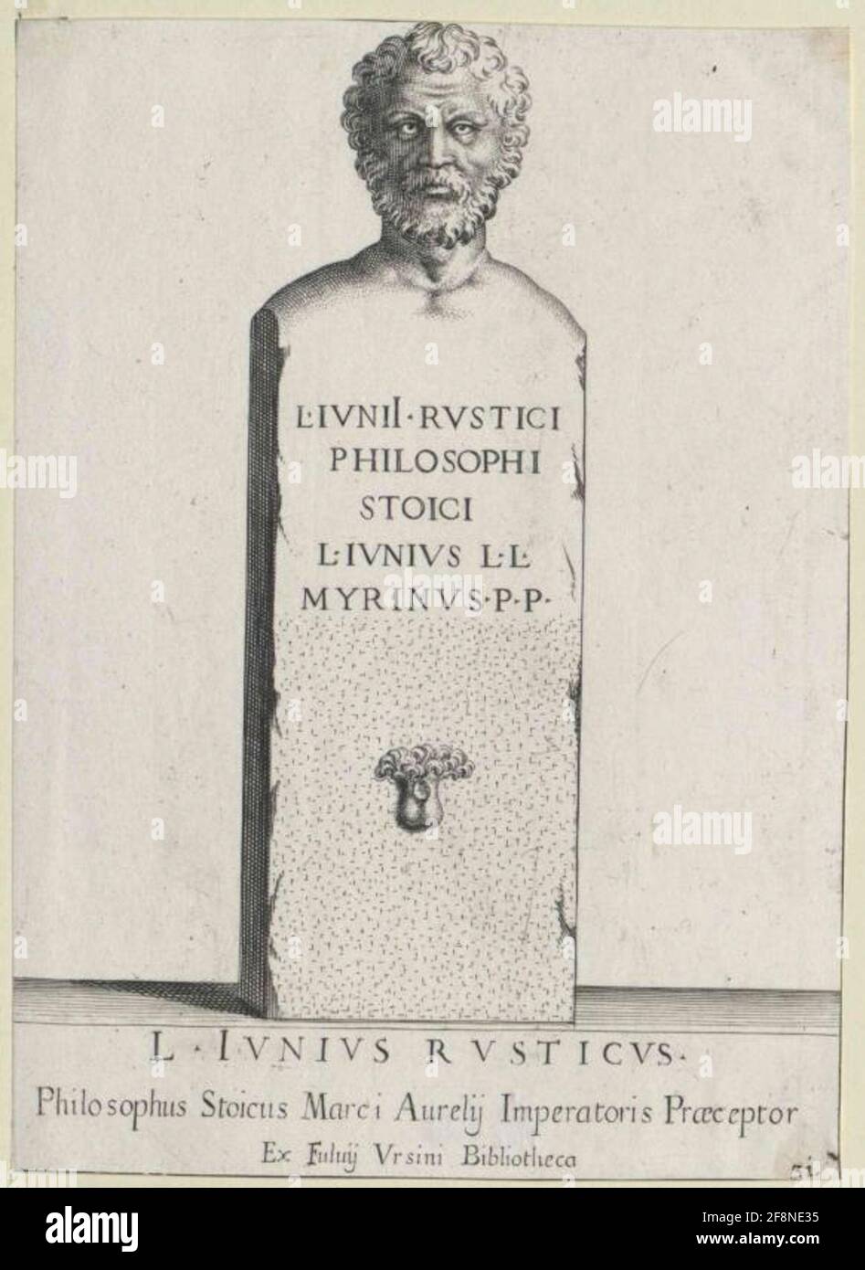 Arulenus Junius Rusticus, who by Lucius Stock Photo Alamy