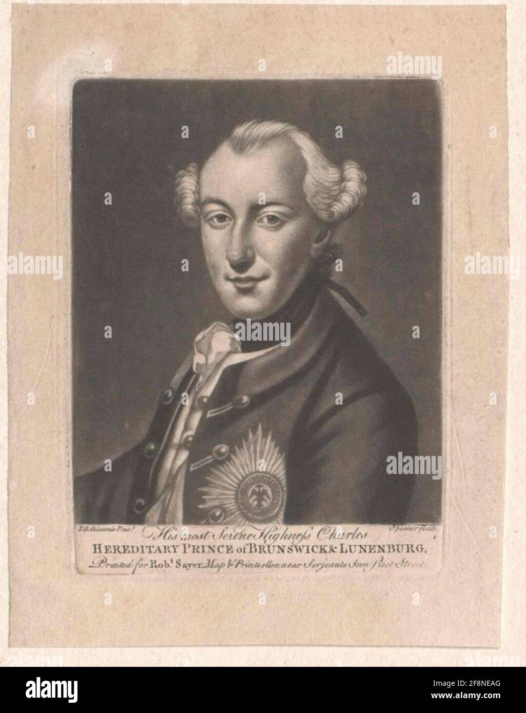 Karl II Wilhelm Ferdinand, Duke of BraunschweigWolfenbüttel Stock